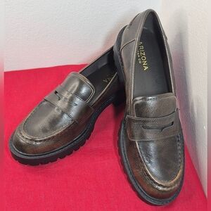 Women's Arizona Jean Co Chunky Lillie Loafers Dark Brown Size 8